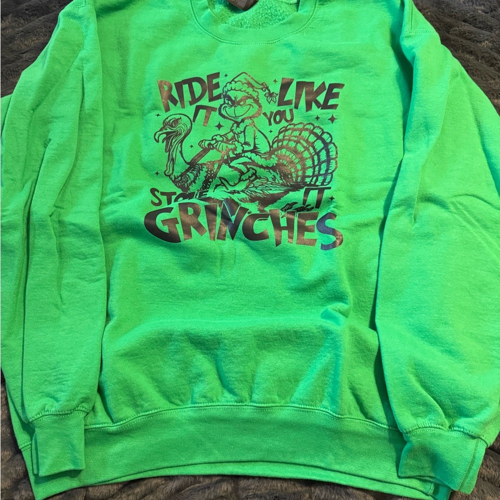 Large Grinch Crewneck
